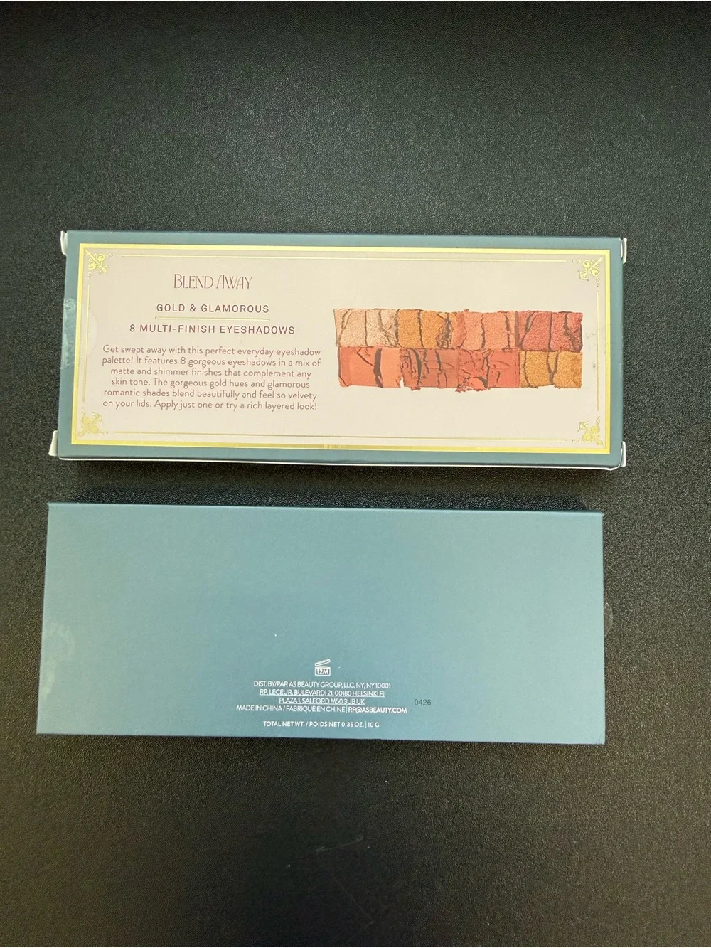 Laura Geller Blend Away Gold and Glamorous 8 Multi-Finish Eyeshadow Palette, NIB